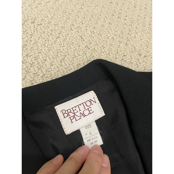 VTG bretton place women 100% wool 2- piece skirt suits size 8 - Picture 4 of 16